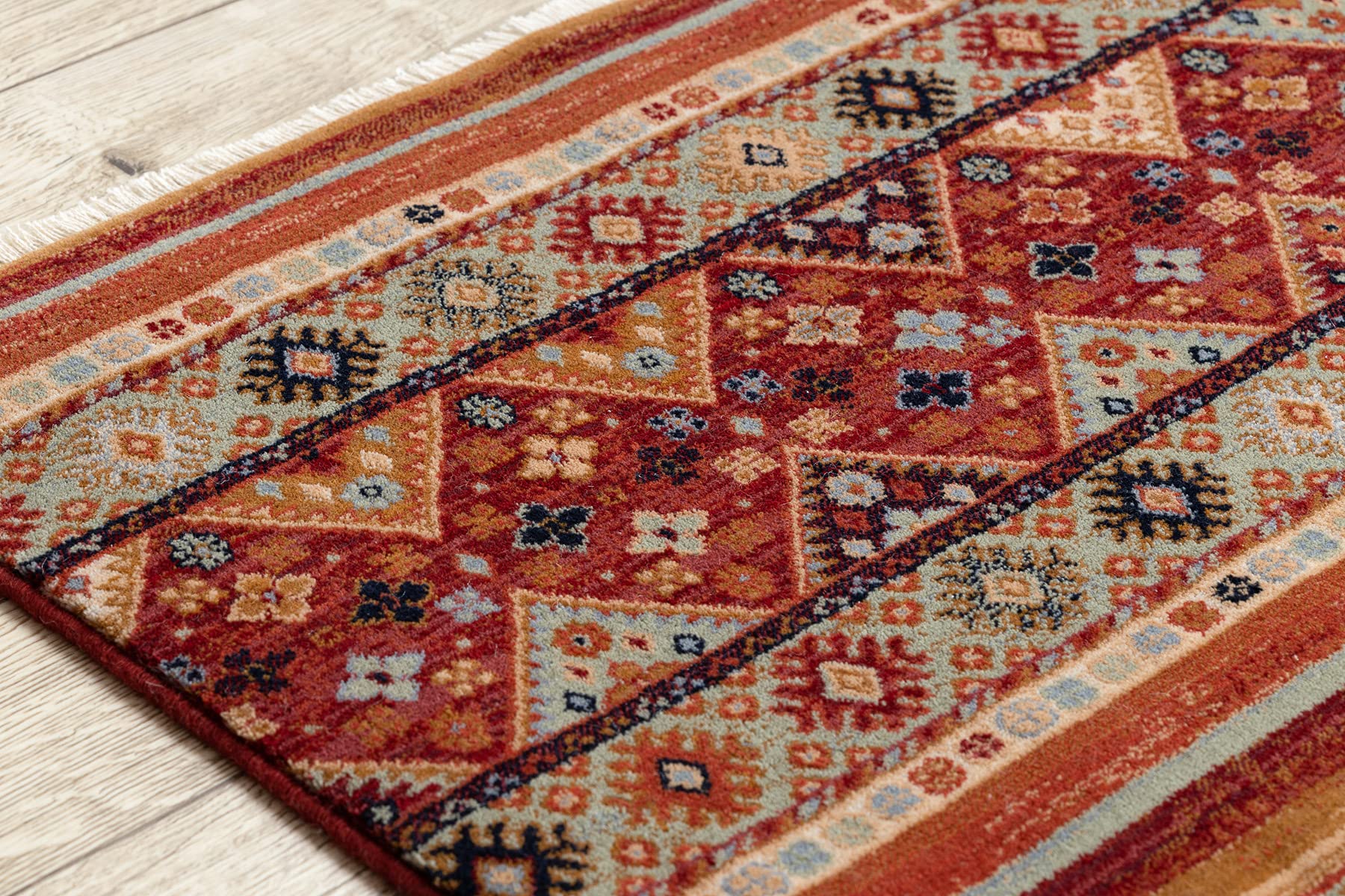 Dywan wełna KESHAN Franse, orientalny 7685/53578 terakota 160x230 cm, Dywany do Salonu