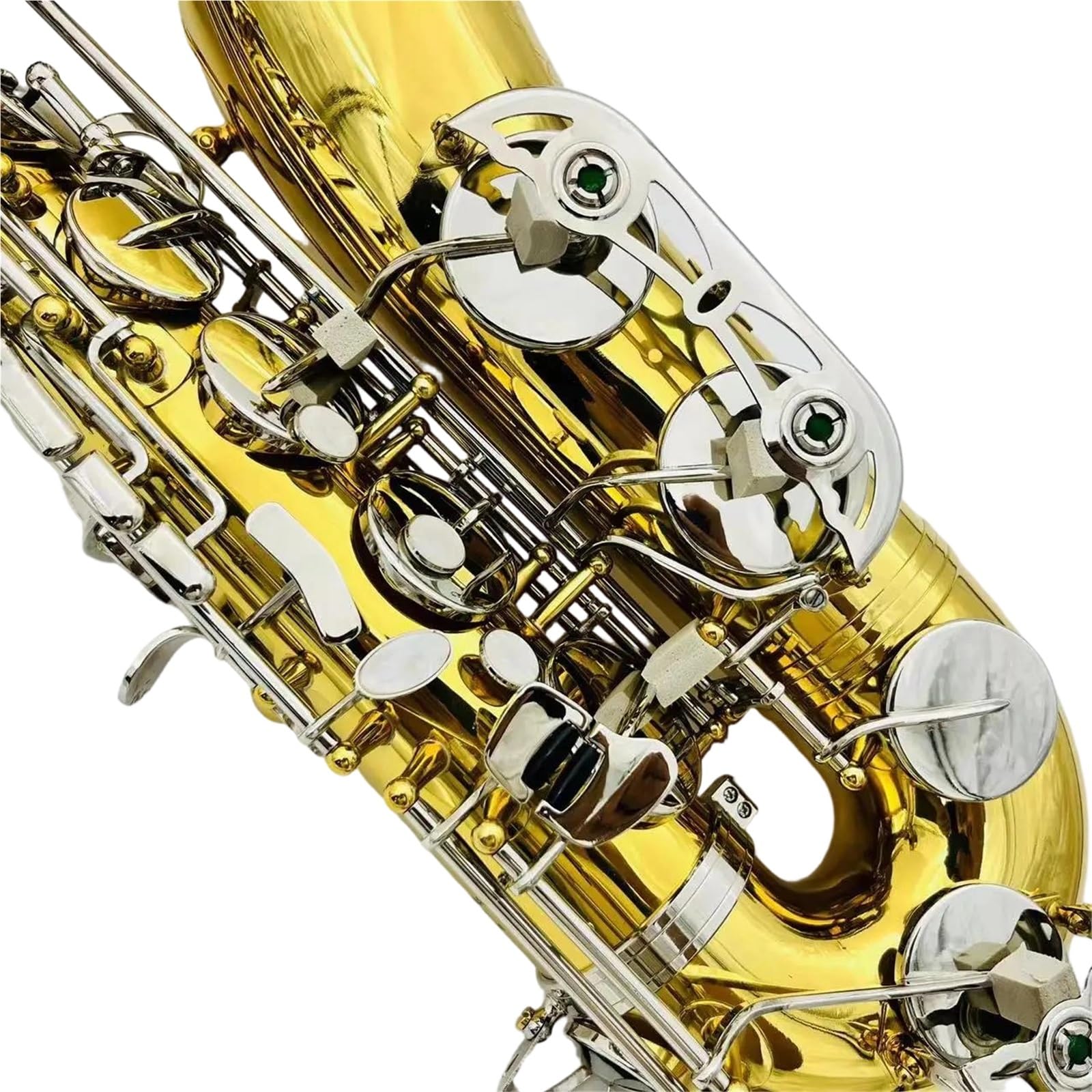 Saksofony Dla Początkujących Saksofon Tenorowy B Dur Wykończenie Mosiężne Profesjonalny Instrument Dęty Drewniany Z Akcesoriami(2)