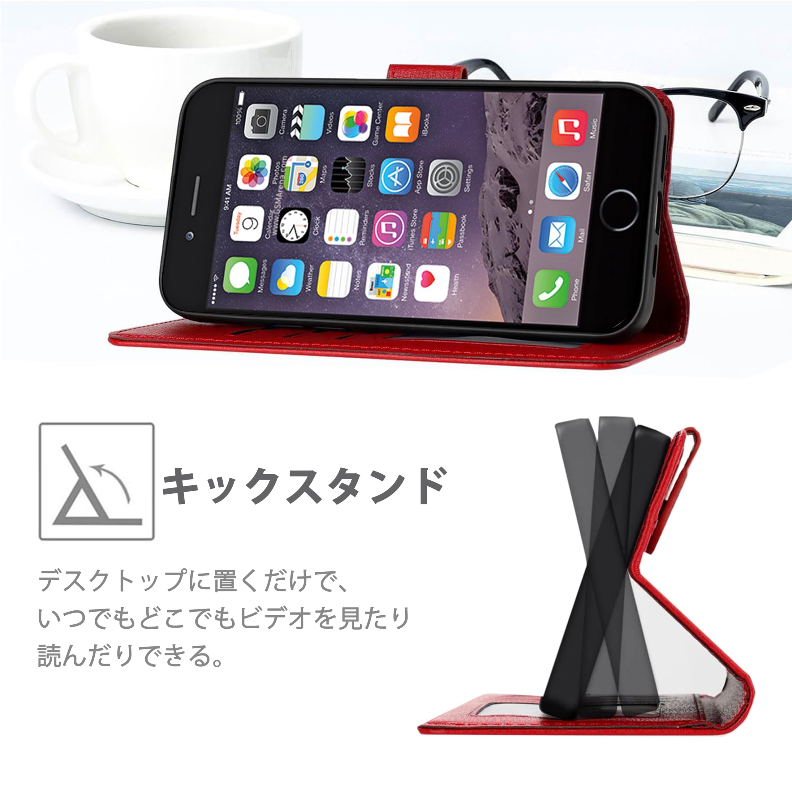 Amazon.co.jp: FALUWONRU オッポA79 5G ケース 手帳型 高級本革レザー