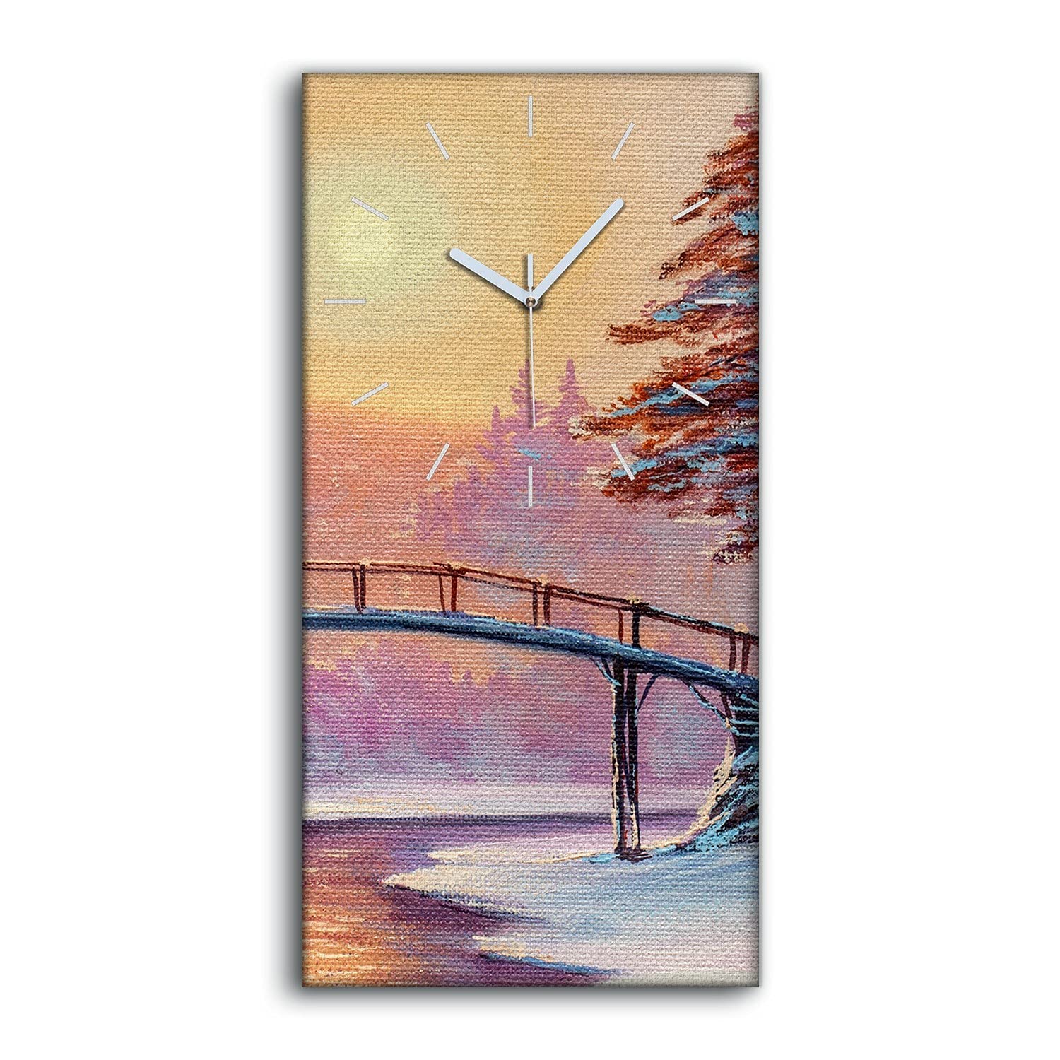 Horloge sur Toile sans Bruit pour Chambre Finie la Nuisance Sonore