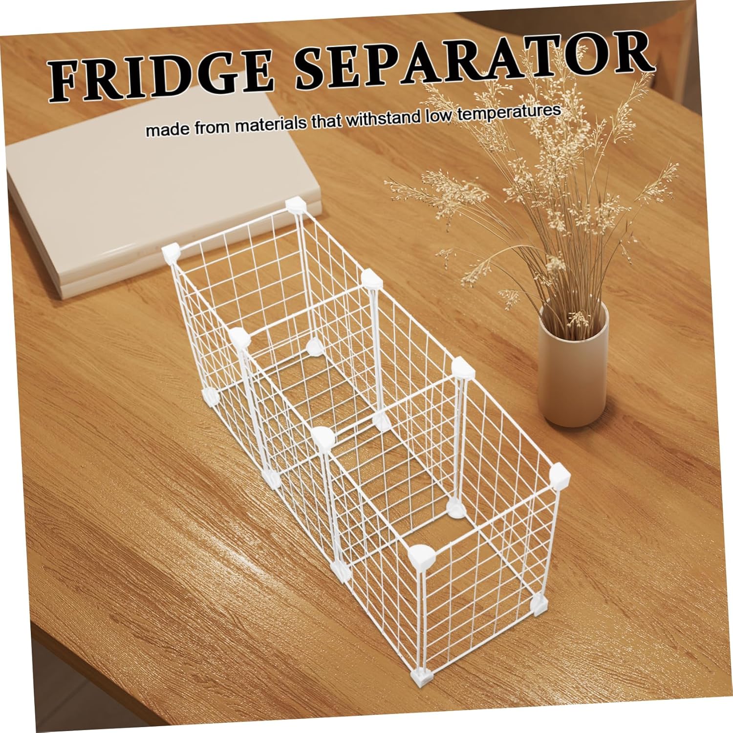 Metal Freezer Partition Divider Iron Separator for Fridge Replacement Shelf