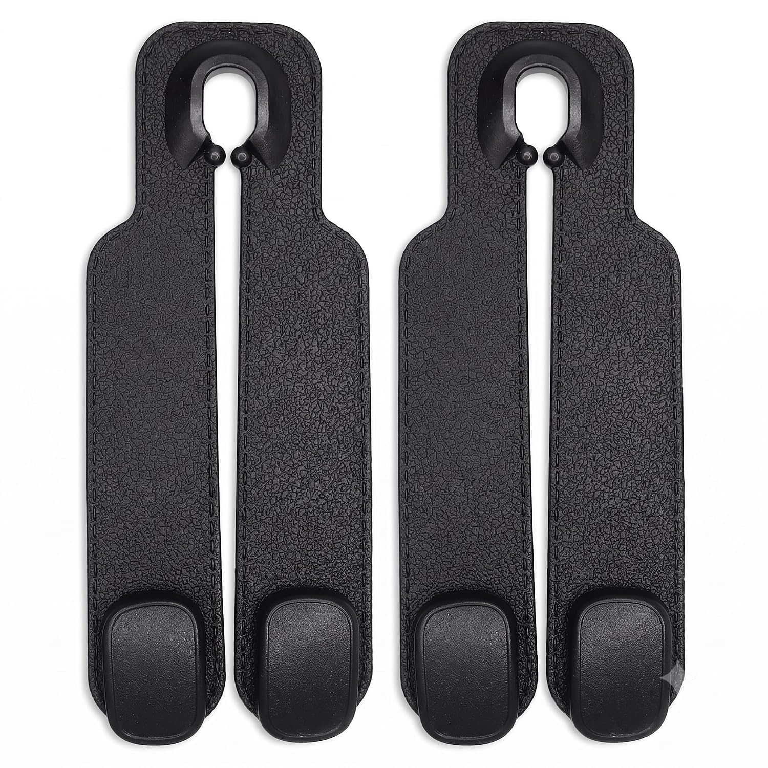 Leather Car Headrest Hooks for Back Seat Heavy Duty Purse & Bag Hanger, Universal Seat Hook Organizer for Handbags, Groceries & Coats, Fits Car, SUV, Sedan (Pack of 2)-image-47