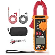 HC600 Clamp Meter for Electrician HVAC,600A True RMS Multimeter Cap 10000uF