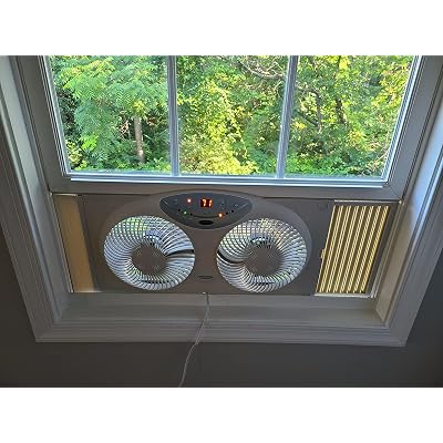 Bionaire Window Fan with Twin 8.5-Inch 