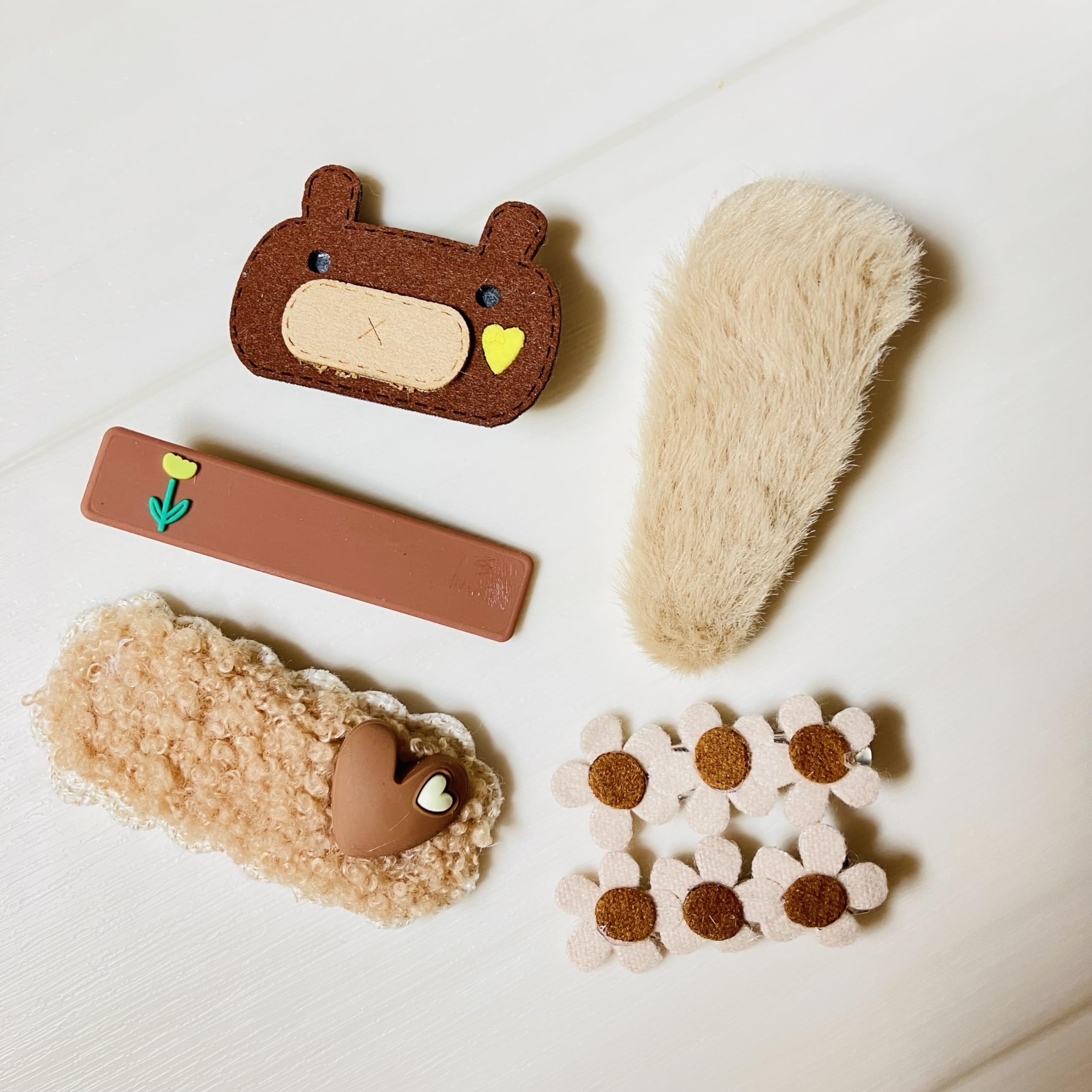 Amazon.co.jp: くまさんヘアクリップ ベアー キッズヘアアクセサリ