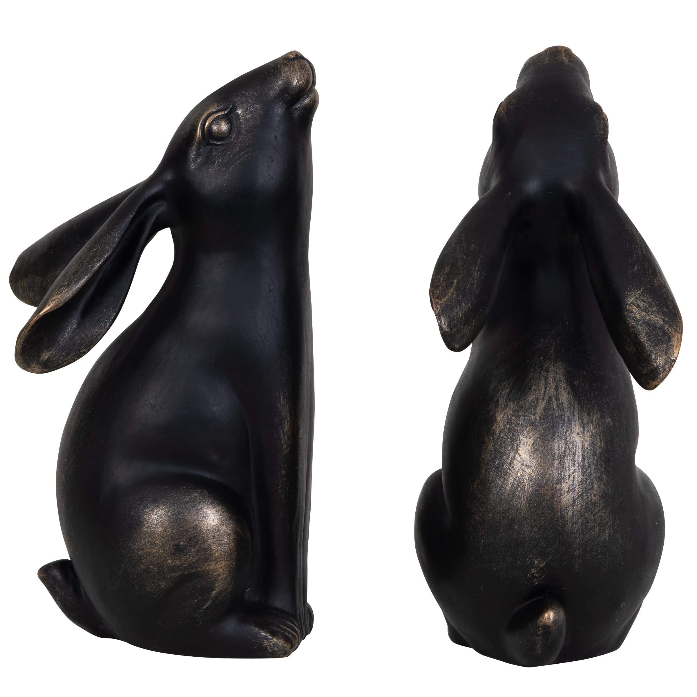 Saville Designs Sculpture, Resin, Black, One Size