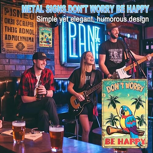 Miniatura 2 de Tiki Bar Decor - Letreros de lata para decoración de bares, patio, porche, patios o decoración de habitación (8 x 12 pulgadas)