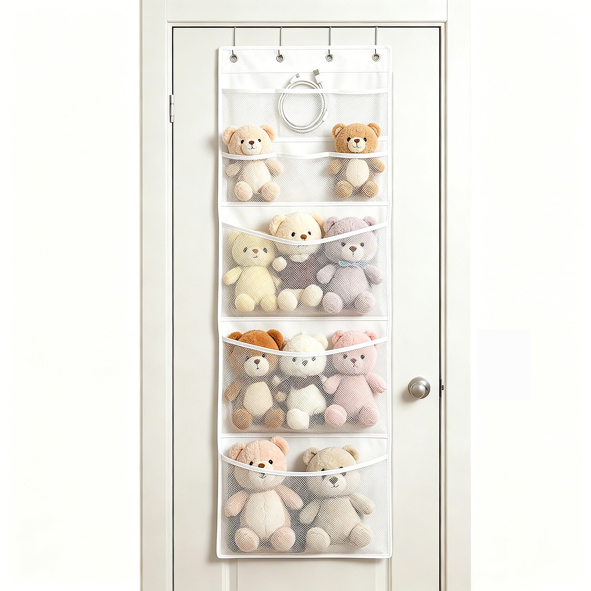 Hanging Over Door Toy Storage,Stuffed Animal Storage Caddy,61cmx165cm