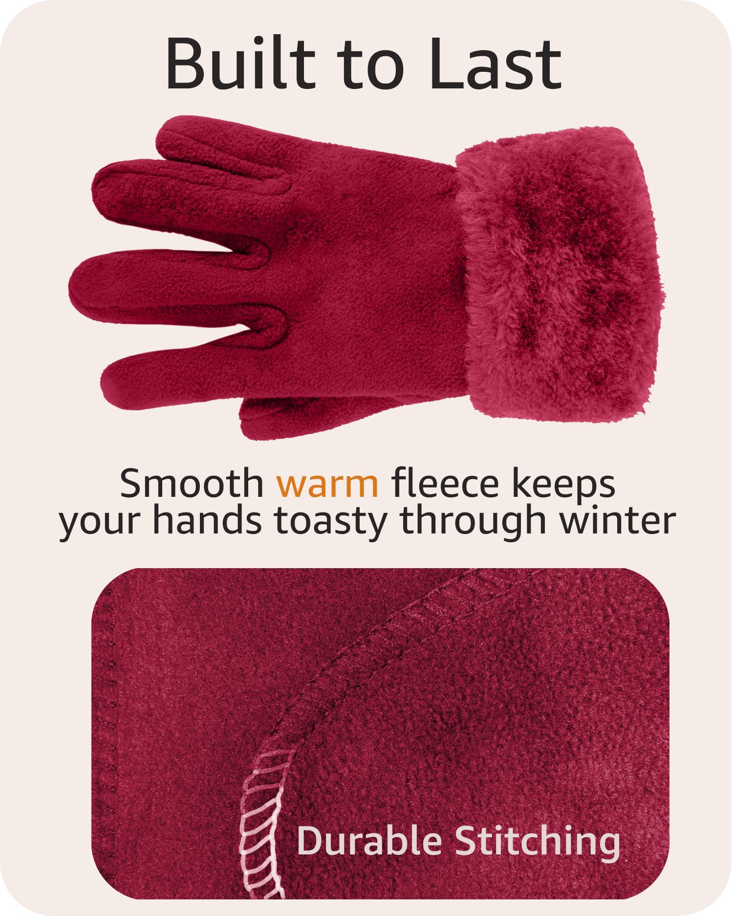 boxed-gifts Women's Warm Fleece Winter - Women's Hat and Glove Set + Hats Gloves Scarves for Women