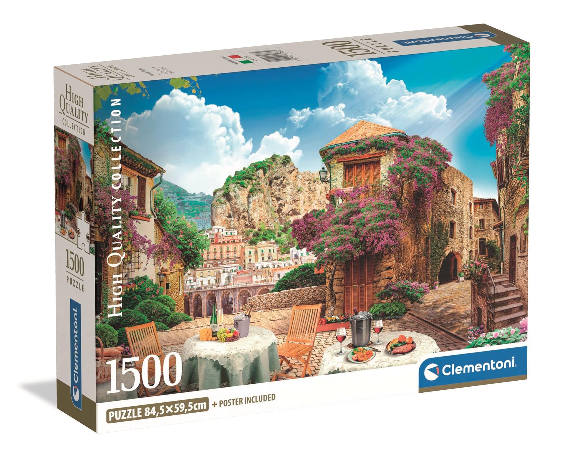 Clementoni Jigsaw Puzzle 1500 pieces Collection Italian Sight, Puzzle for Adults 14-99 Years, Compact box, Made in Italy, 31733