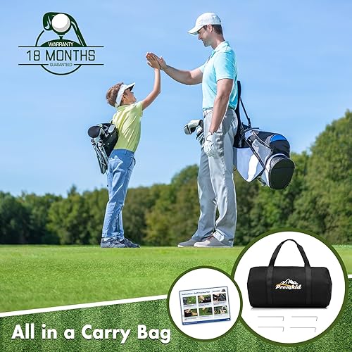 Miniatura 5 de Premkid Golf Net,10x7ft Golf Hitting Training Aids Nets for Backyard Driving Chipping,Golf Practice Net with XL Tri-Turf Golf Mat 12 Golf Balls12