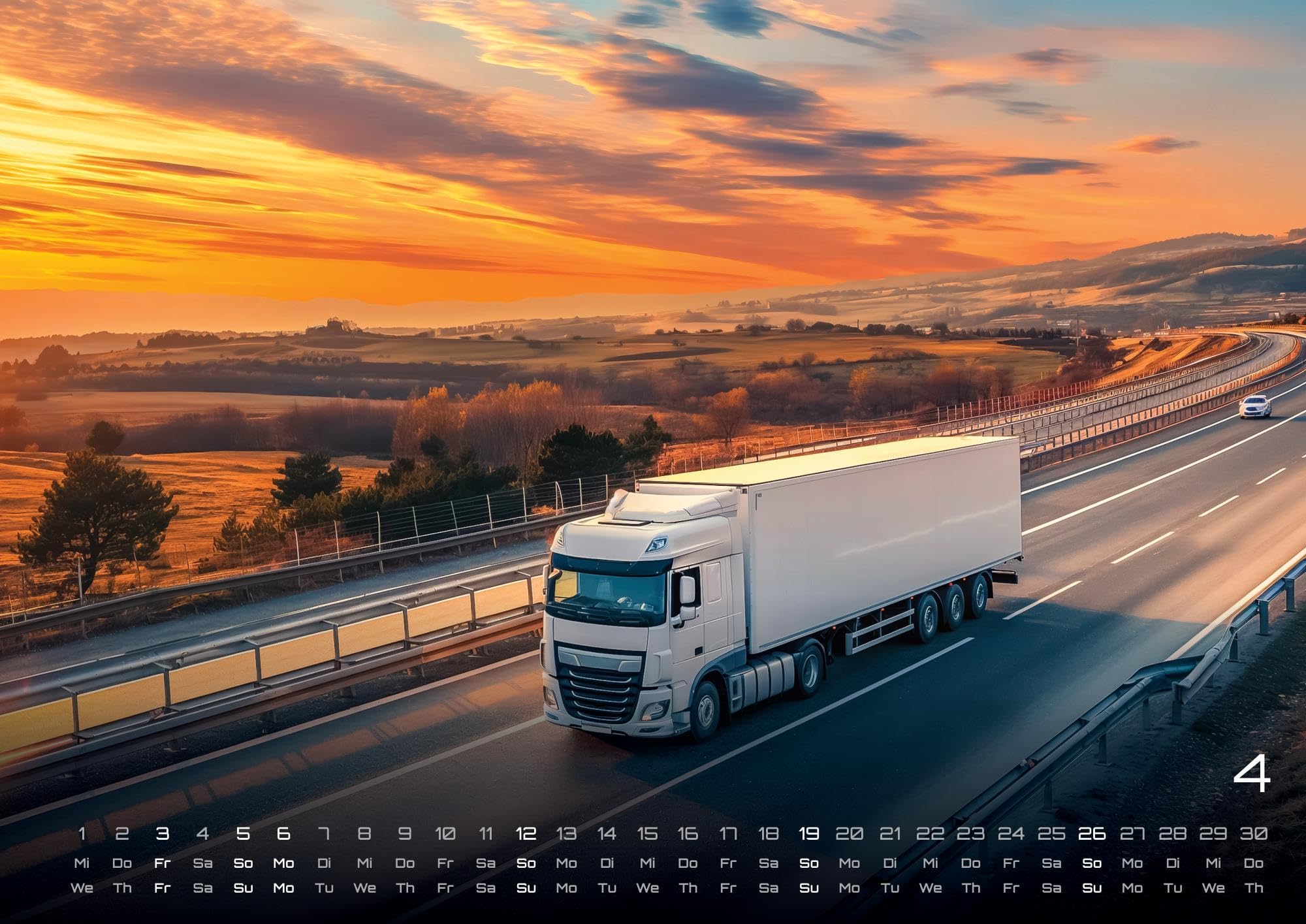 Trucks - Könige der Straße - LKW - 2026 - Kalender DIN A2: Der Wandkalender mit den besten LKW's auf unseren Straßen für das Jahr 2026 im extragroßen Format DIN A2 (ca. 60 x 42 cm)!