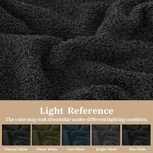 Miniatura 2 de Ailemei Direct Manta mullida de Kint para sofá, manta de punto suave y acogedora para cama y sofá, mantas cálidas y mullidas para decoración del