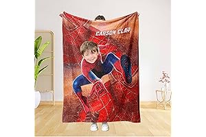 Personalized Spider-Man Blanket for Your Little Superhero