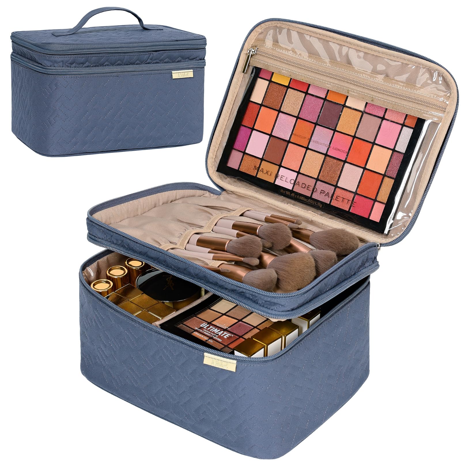 Neceser De Viaje Nishel Organizador De Maquillaje Visible Pa