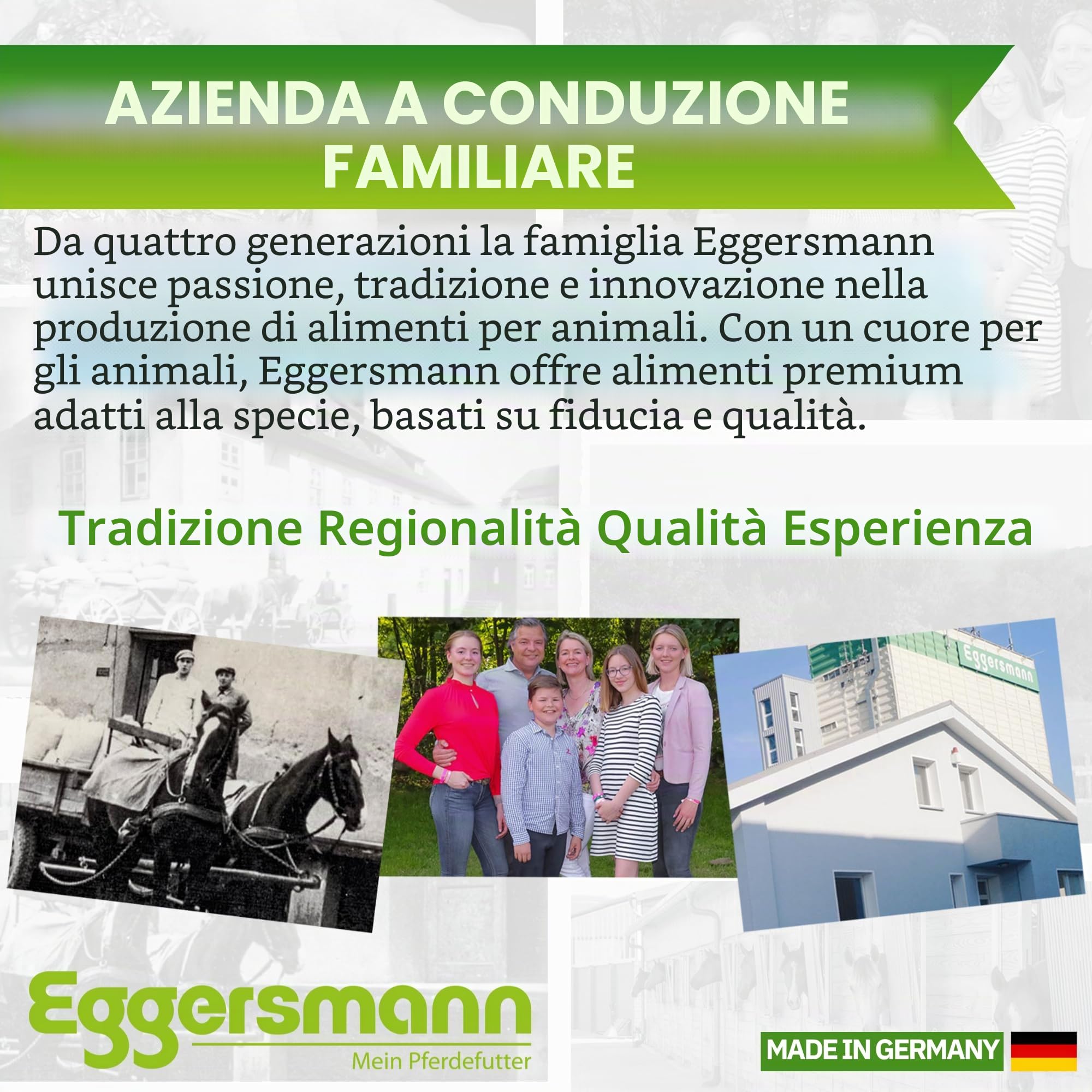 Eggersmann EMH Senior Müsli Sacco 20 kg – Manichino Cavalli Antichi – Prevenzione della Perdita di Sostanze con Selenio – Naturale Eggersmann
