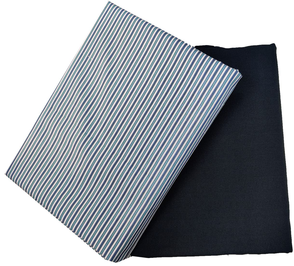 Men's Combo Poly Blend Checks Shirt and Trouser Unstitched Fabric Set -Gift Pack (Multicolour_Free Size) 014-image-31