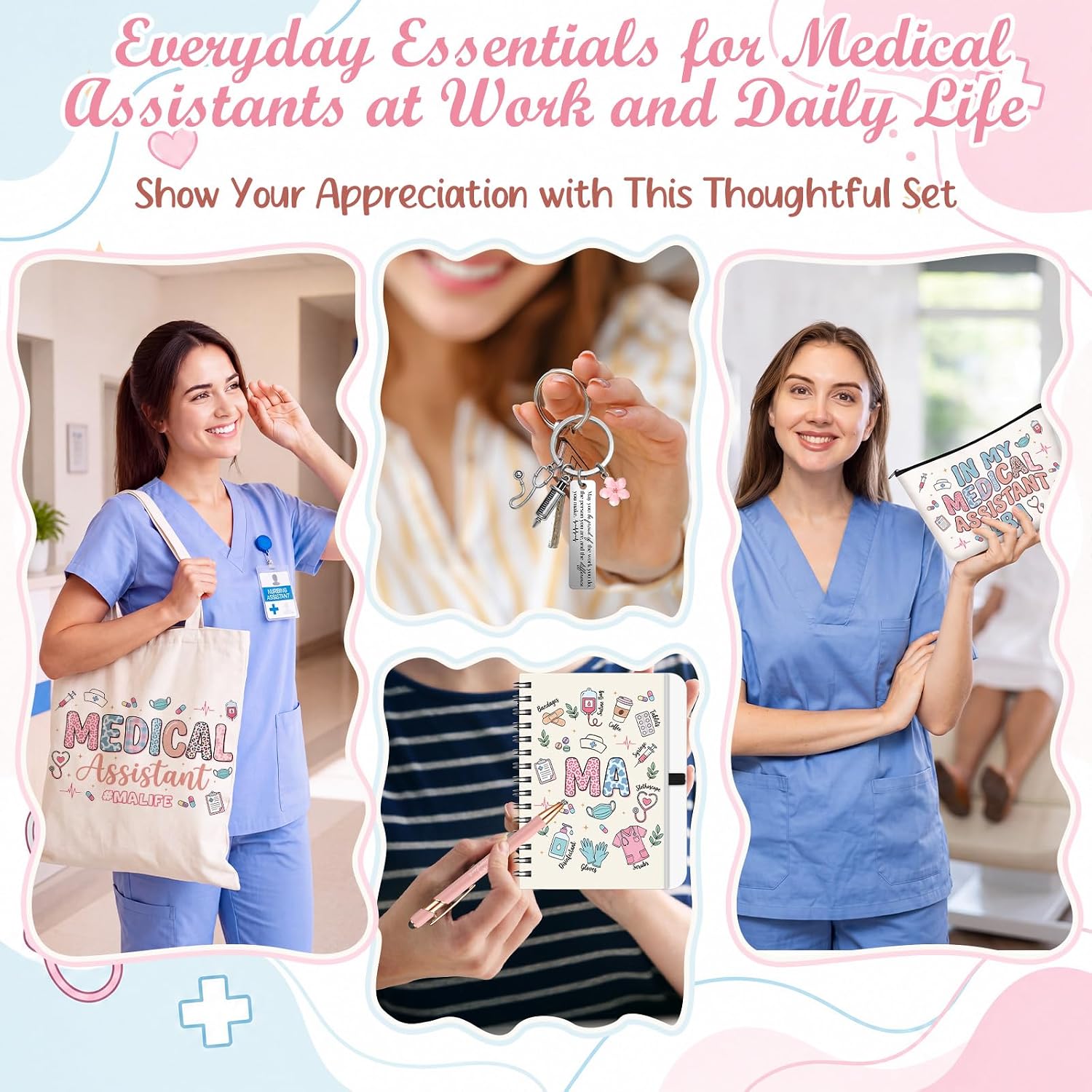 5 Pcs Medical Assistant Gifts, Ma Appreciation Gift Set image 5