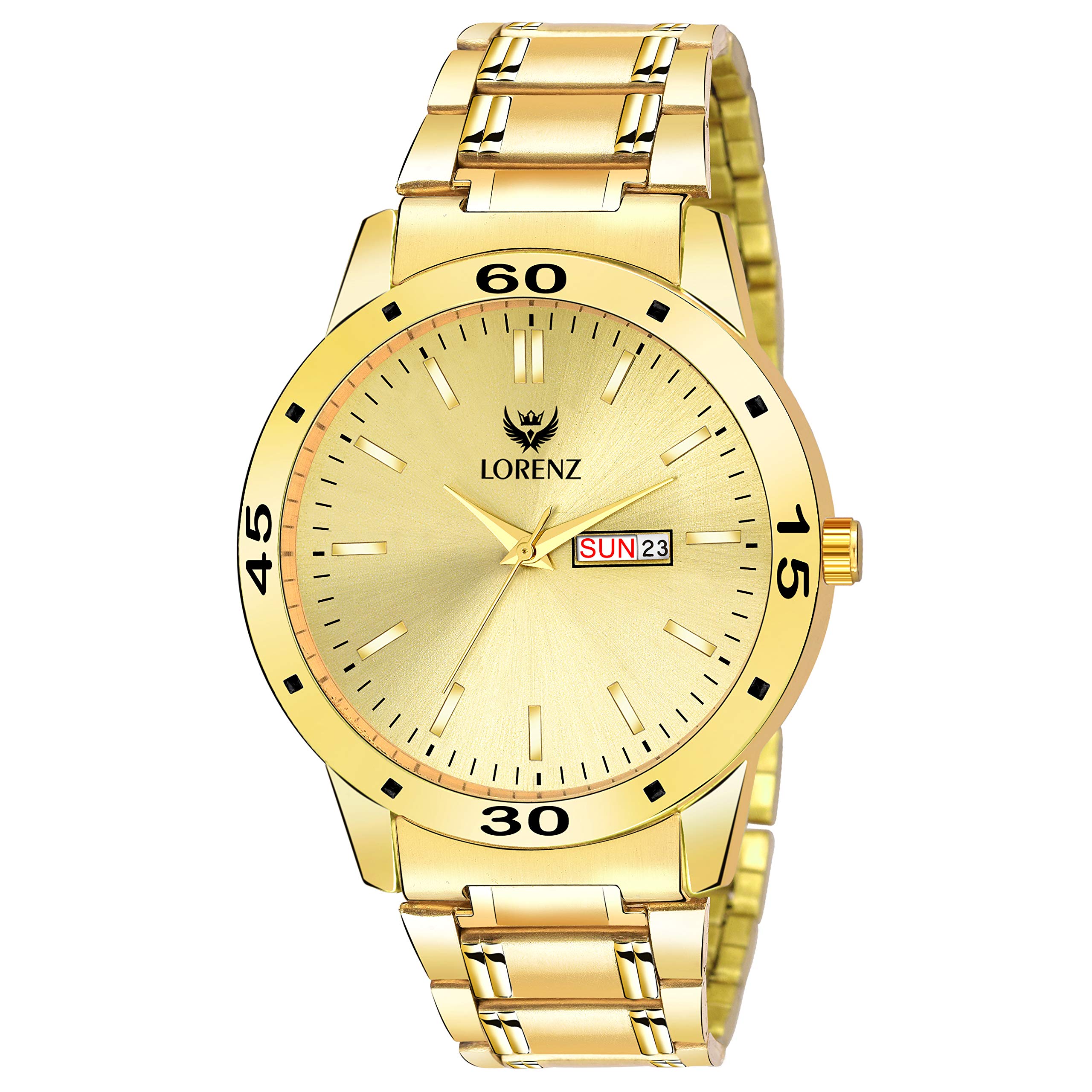 LORENZ Gold Watch for Men | Watch for Boys- MK-2050W (B07Q6Y6R8F) Amazon Price History, Amazon Price Tracker