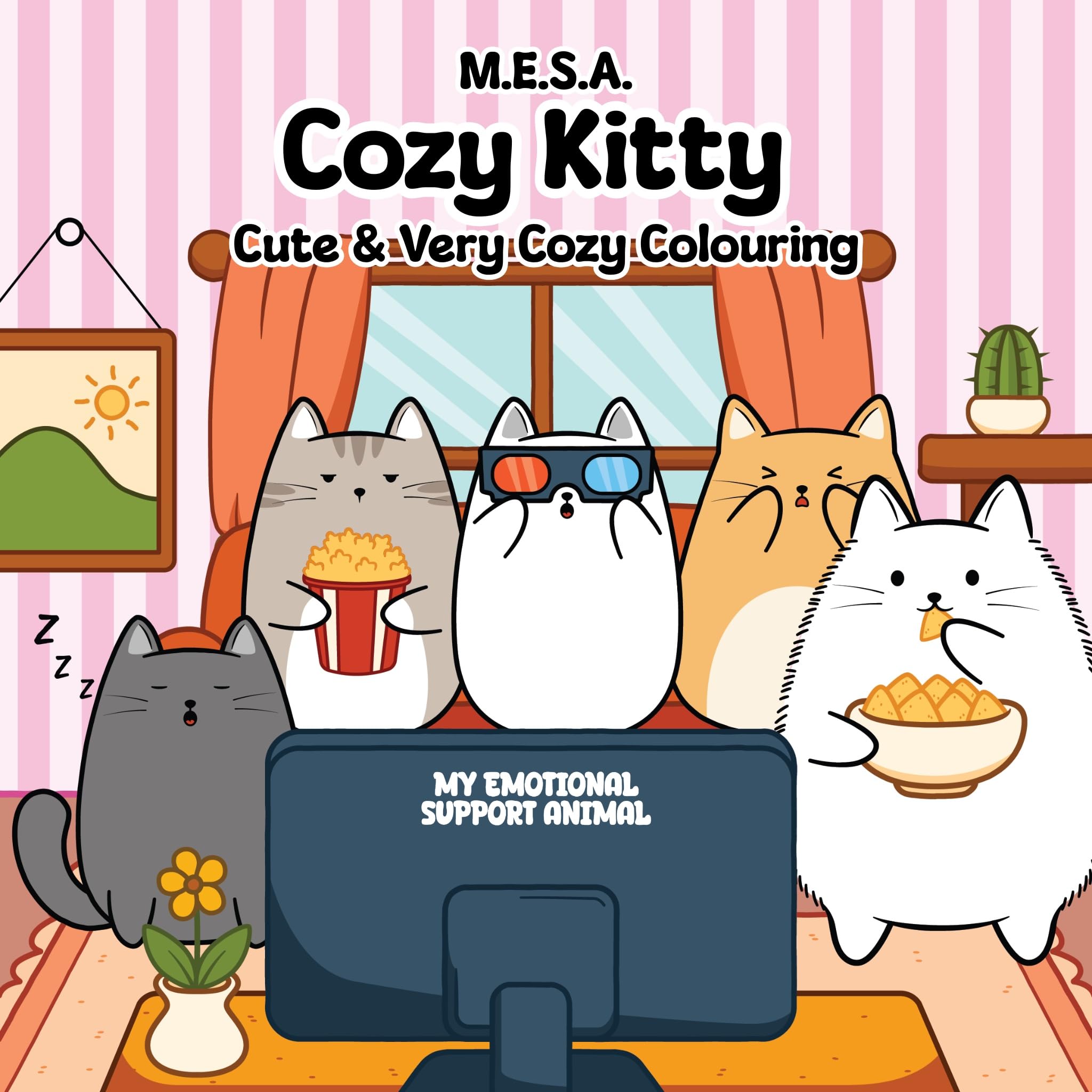 Cozy Kitty: Cute & Very Cozy Colouring: 1