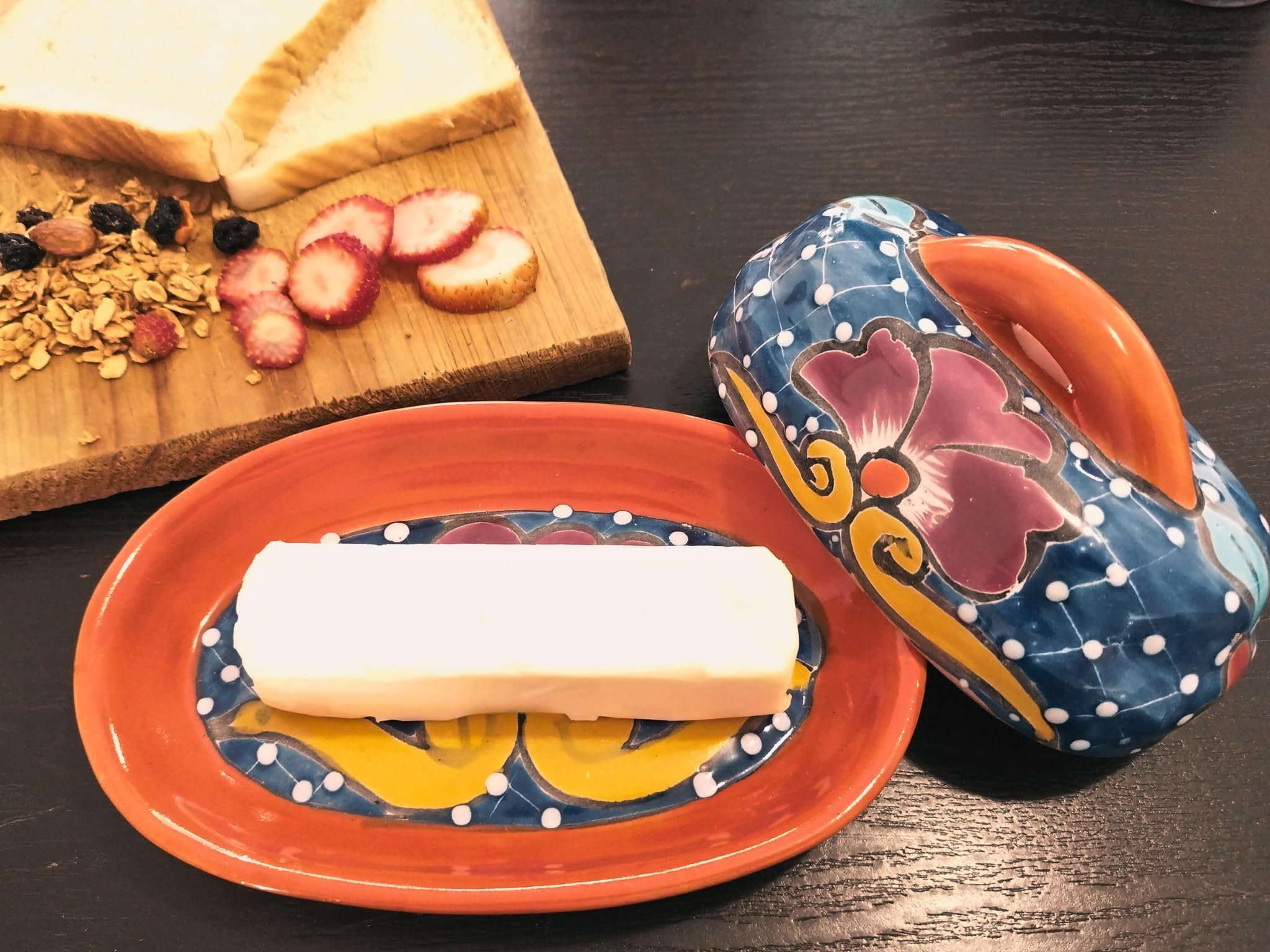 Amazon.com | MEXTEQUIL - Butter Dish Ceramic Talavera with Lid