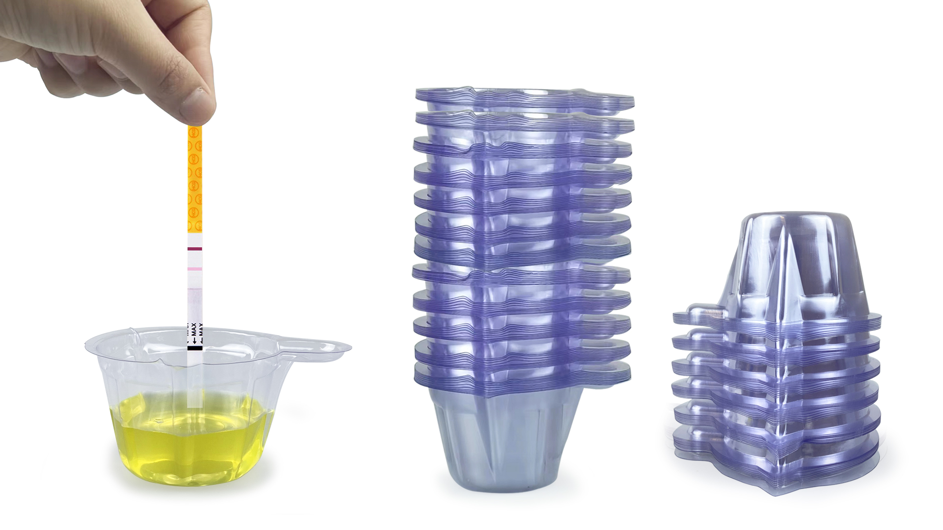 Disposable Urine Cups – 40ml Plastic Specimen Cups For Pregnancy, Ovulation & PH Tests – 80/120/200 Count Pack