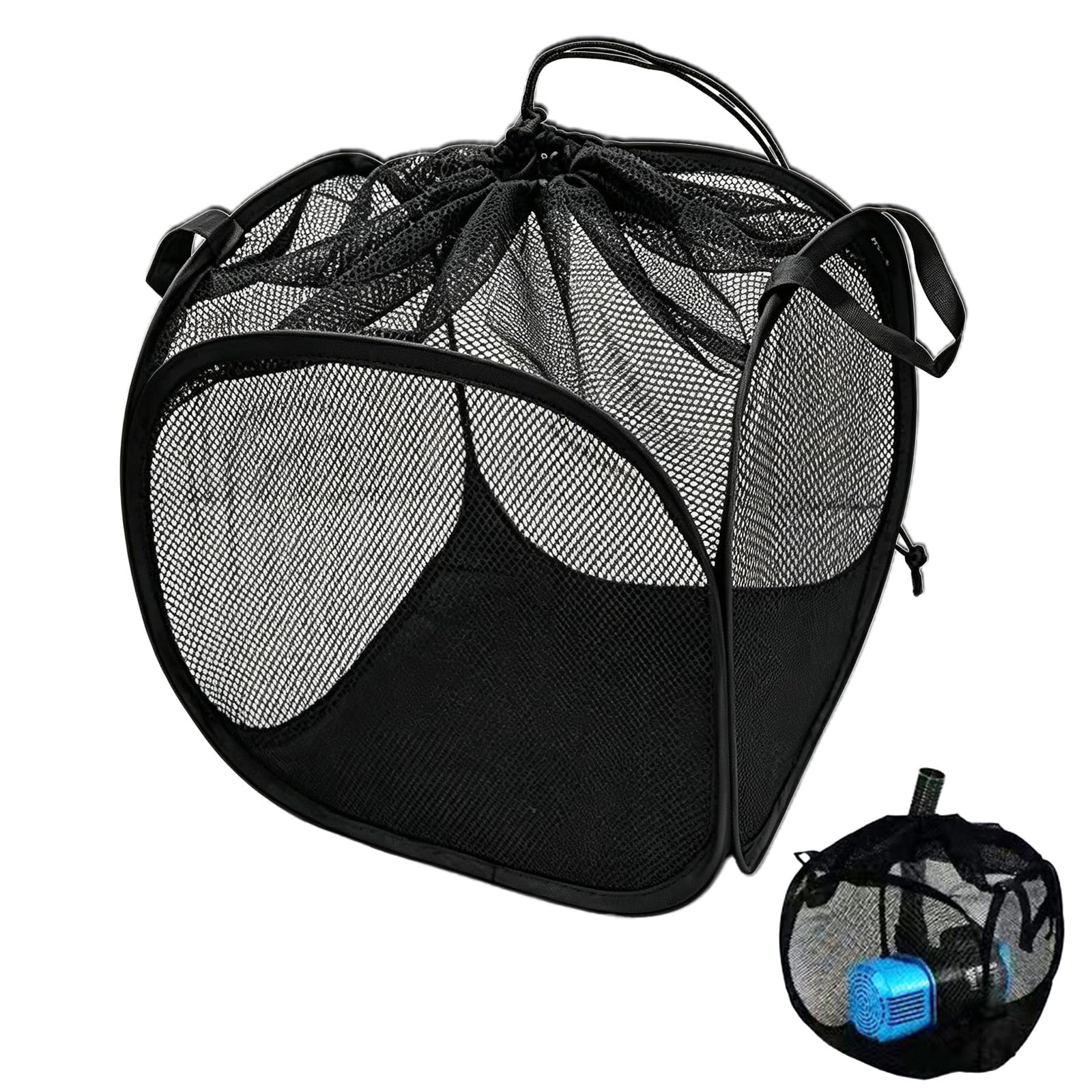 Ligynotu Pop Up Pond Filter Bag Water Pump Cover for Outdoor Fish Pond