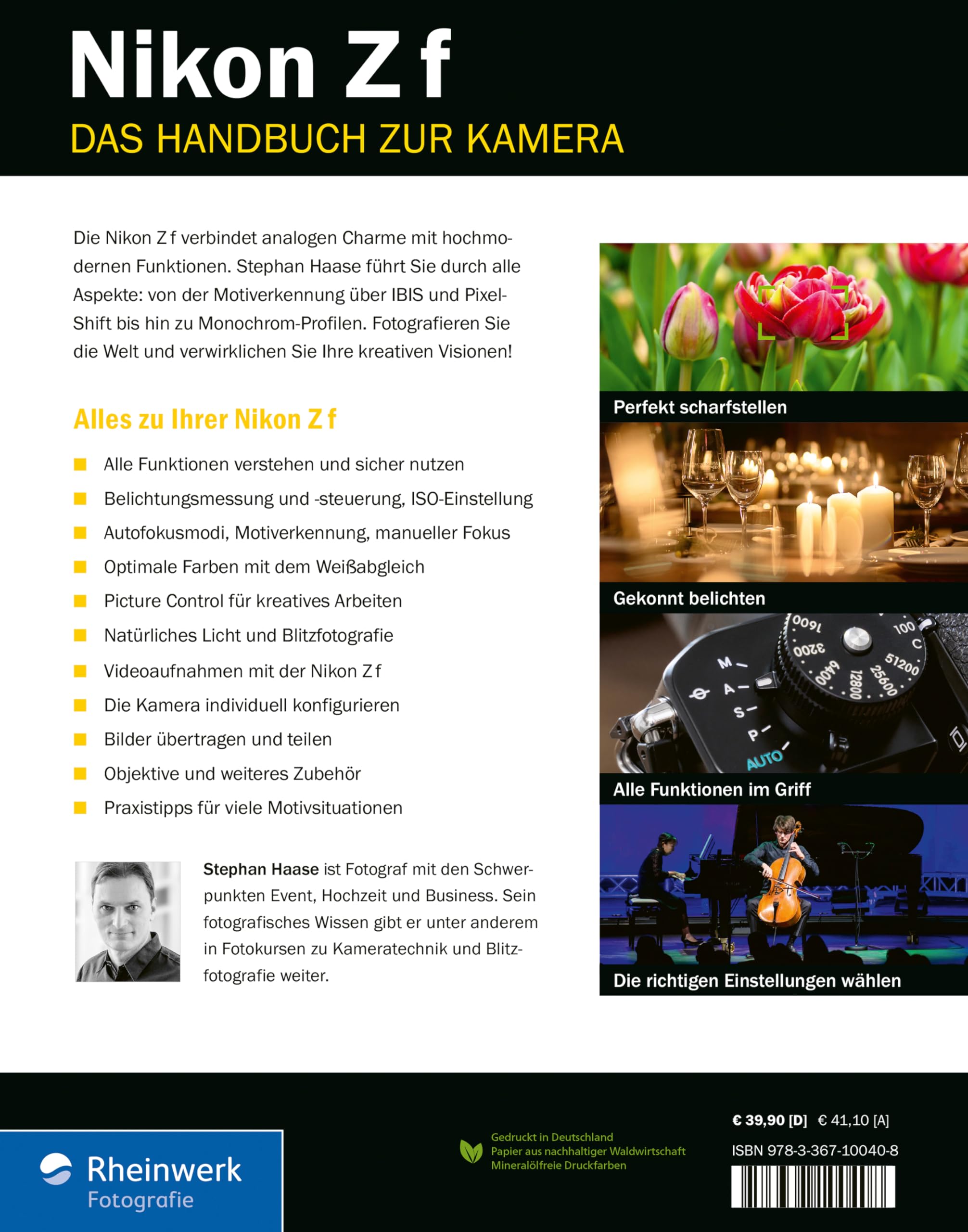 Nikon Z f: Das Handbuch zur Kamera. 100 % Praxiswissen und Expertentipps zu Ihrer neuen Retro-Kamera