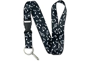 Limeloot Hokusai Breakaway Neck Lanyard with Safety Release Clasp for Keys, ID Card, Holder, Whistle