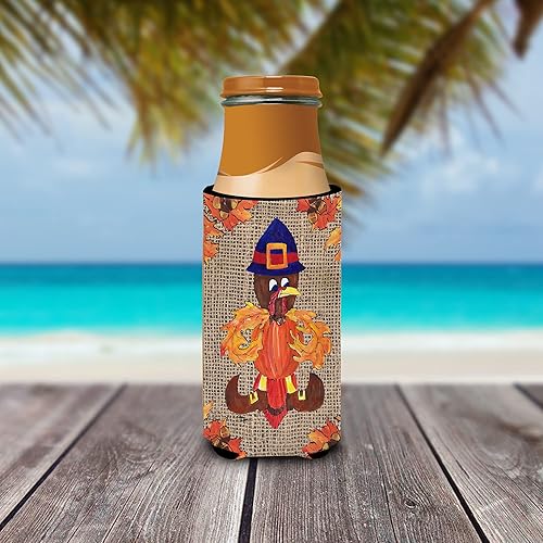 Vista 32 de Caroline's Treasures 8137LITERK Mardi Gras Fleur de lis Nation Botella de vino Hugger Botella Enfriador de Frigorífico Funda Abrazador Lavable a