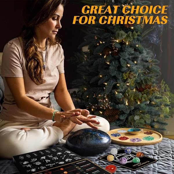 Calendriers de l'avent 2025 Pierre Précieuse Femme Homme Lithothérapie Calendrier Noël à Rebours pour Ado Fille Garçons - 2