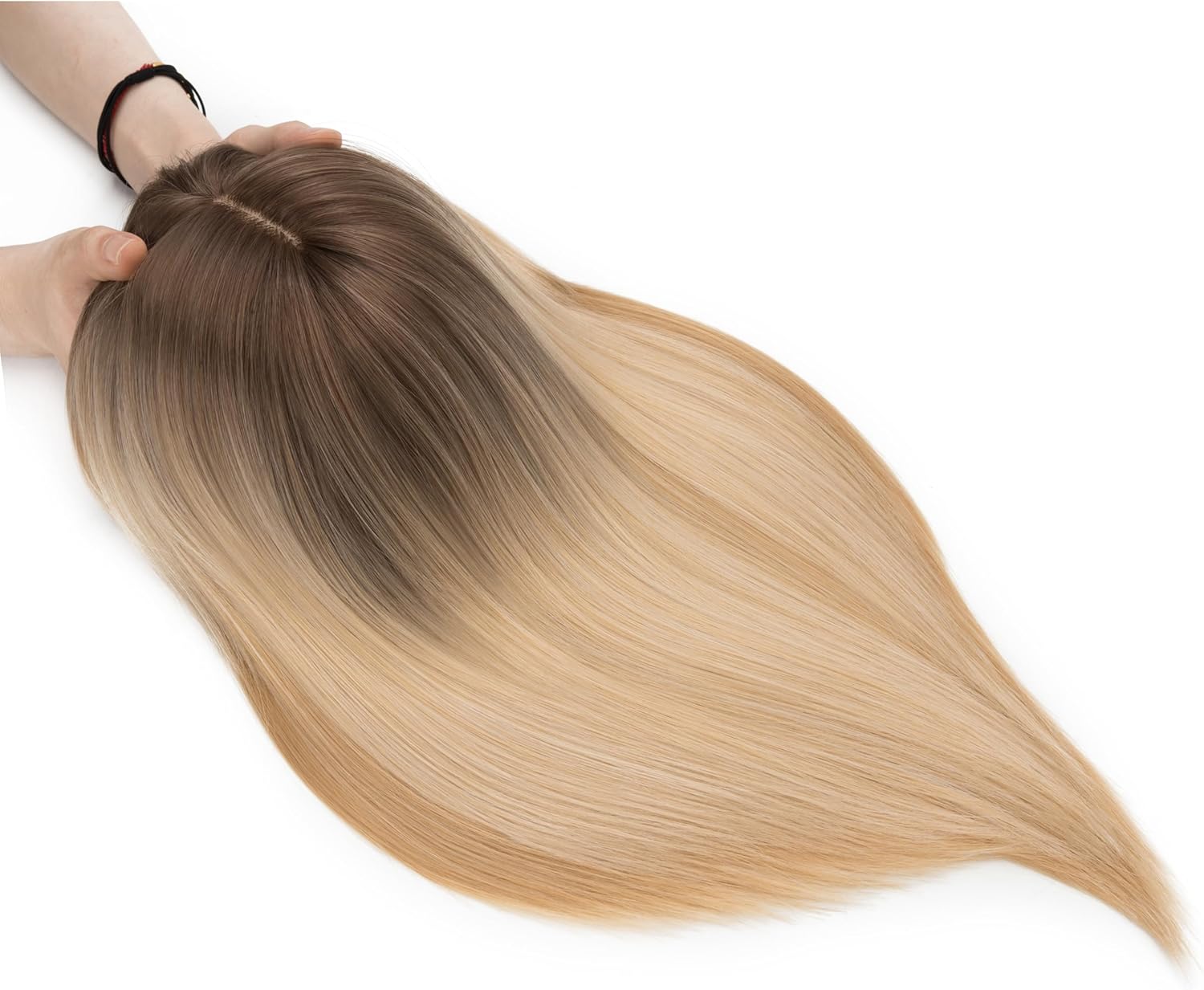 Synthetic Hair Toppers,TESS Synthetic Hair Toppers for Women,Long