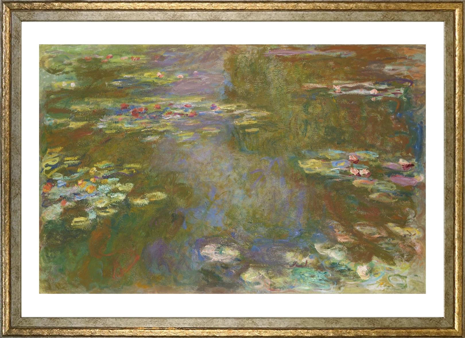 値下げ済み【新品未使用】クロード・モネ『睡蓮の池』インテリア 有名絵画 値下げ済み【新品未使用】クロード・モネ『睡蓮の池』インテリア
