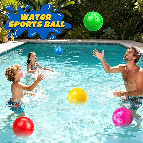 Miniatura 6 de Hymaz 20 piezas de bolas hinchables para niños pequeños, bolas sensoriales de 9 pulgadas con textura espinosa, bola de masaje antiestrés a granel