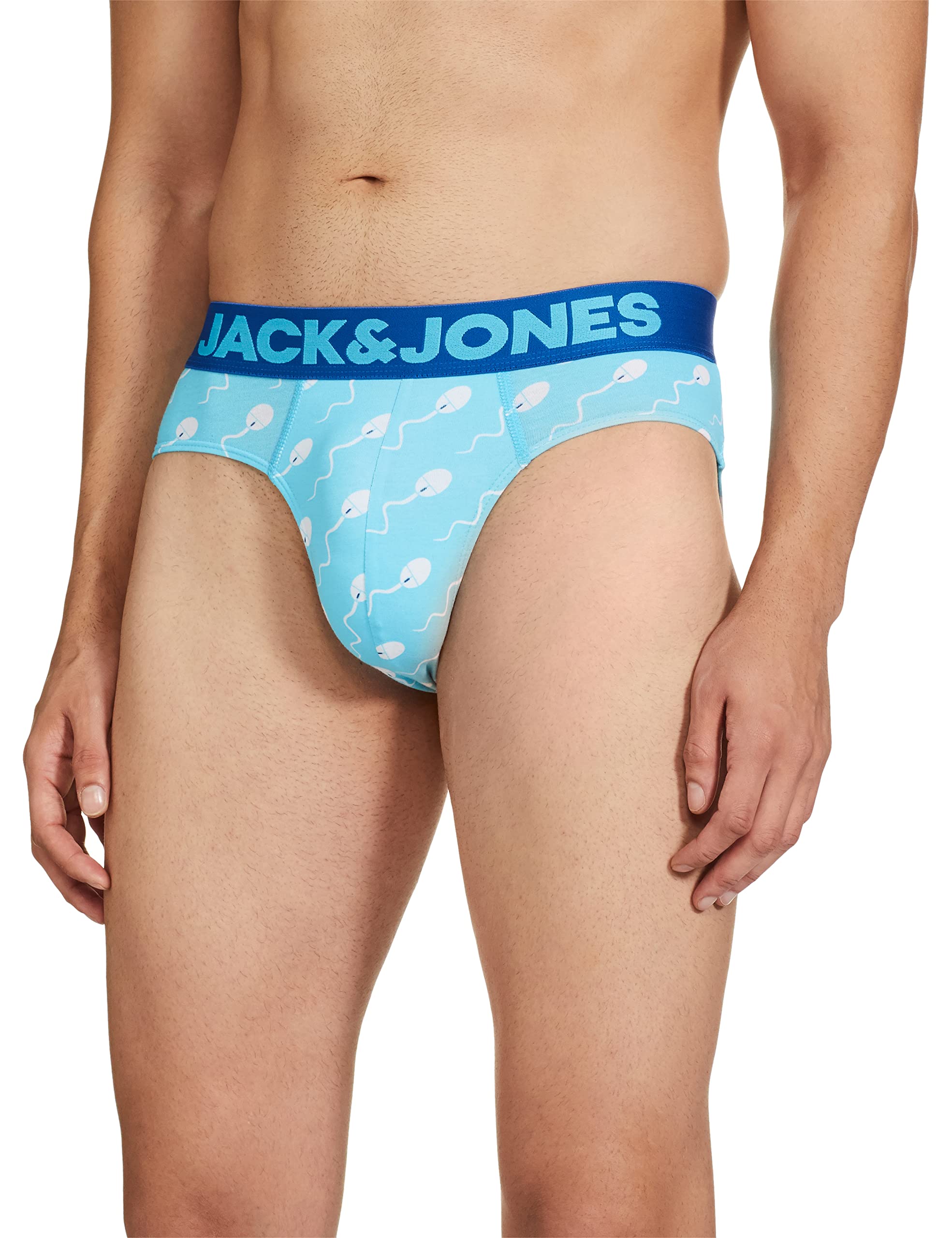 jack & jones Men's Cotton Blend Classic Regular Printed Briefs-picture-13