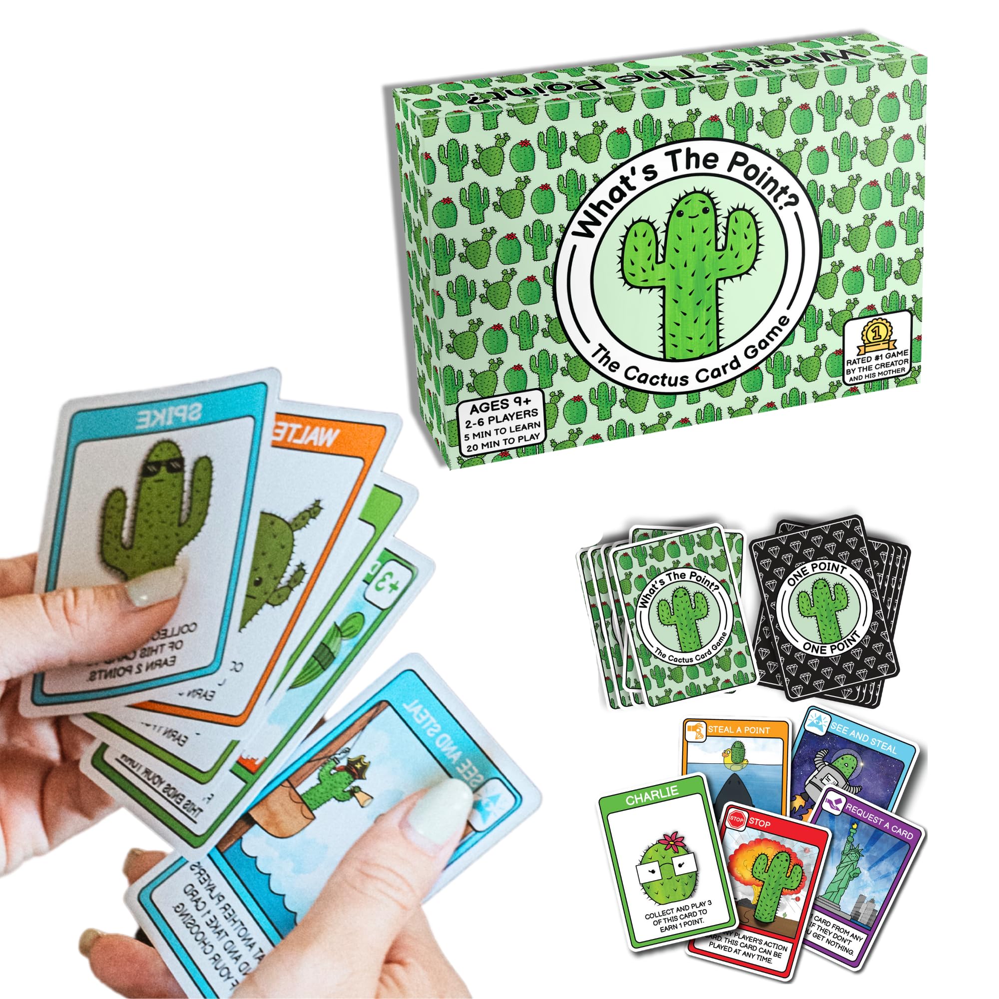 Cactus Card Game LLC NAZUSA What's The Point? - The