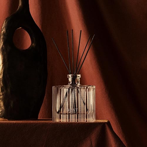 Miniatura 3 de NEST New York Difusor de Varillas, Ámbar Marroquí - 5.9 fl oz (175 ml) - Fragancia hasta por 90 Días - Soporte de Vidrio Reutilizable y Rellenable -
