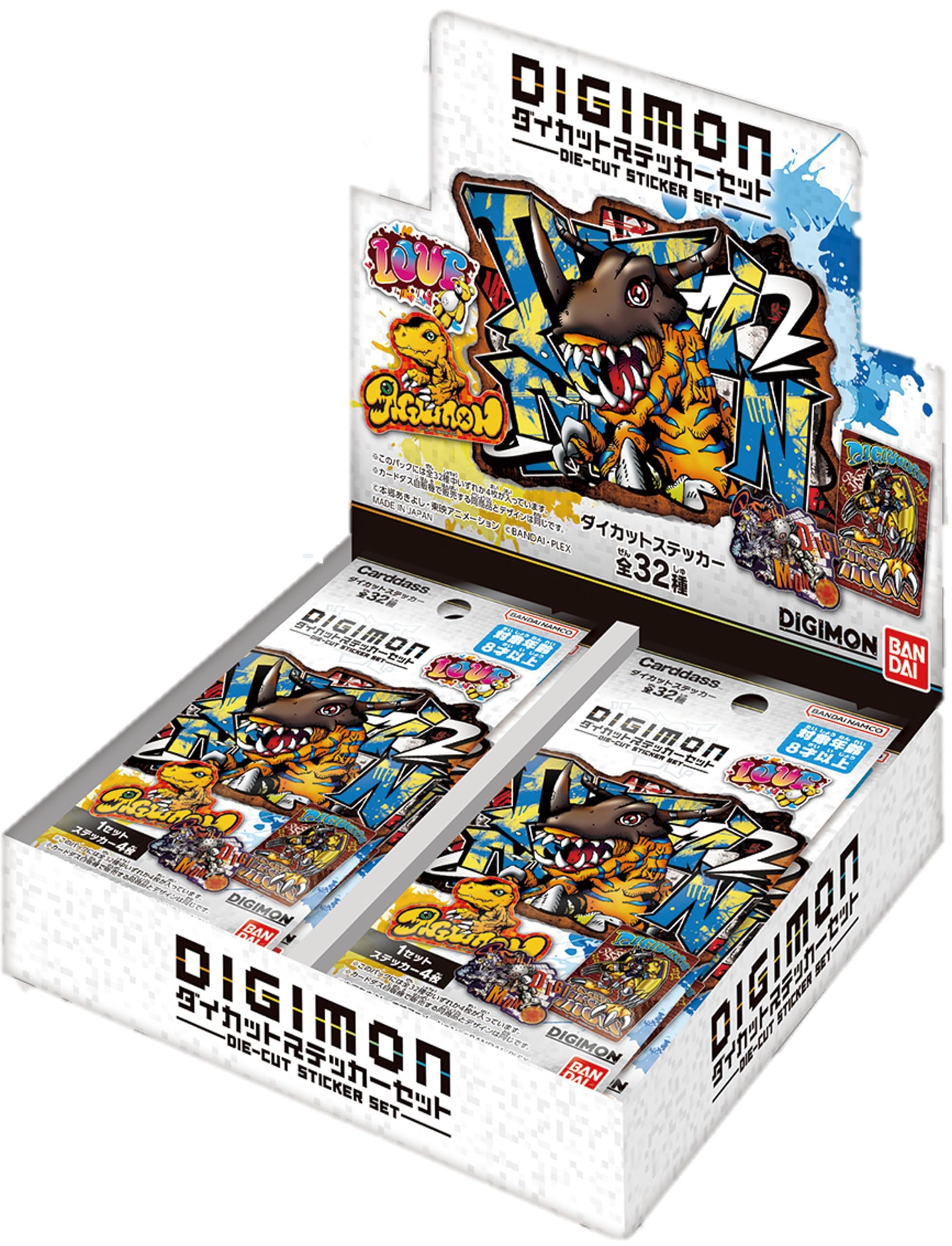 Amazon.co.jp: [バンダイ(BANDAI)] DIGIMON ダイカットステッカー
