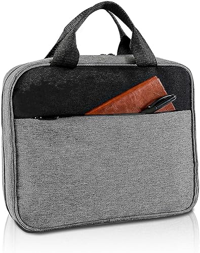 Bolsa grande de la Biblia, a prueba de polvo para hombres, mujeres, padres y niños, bolsa de transporte ligera para la iglesia, con asa y bolsillos