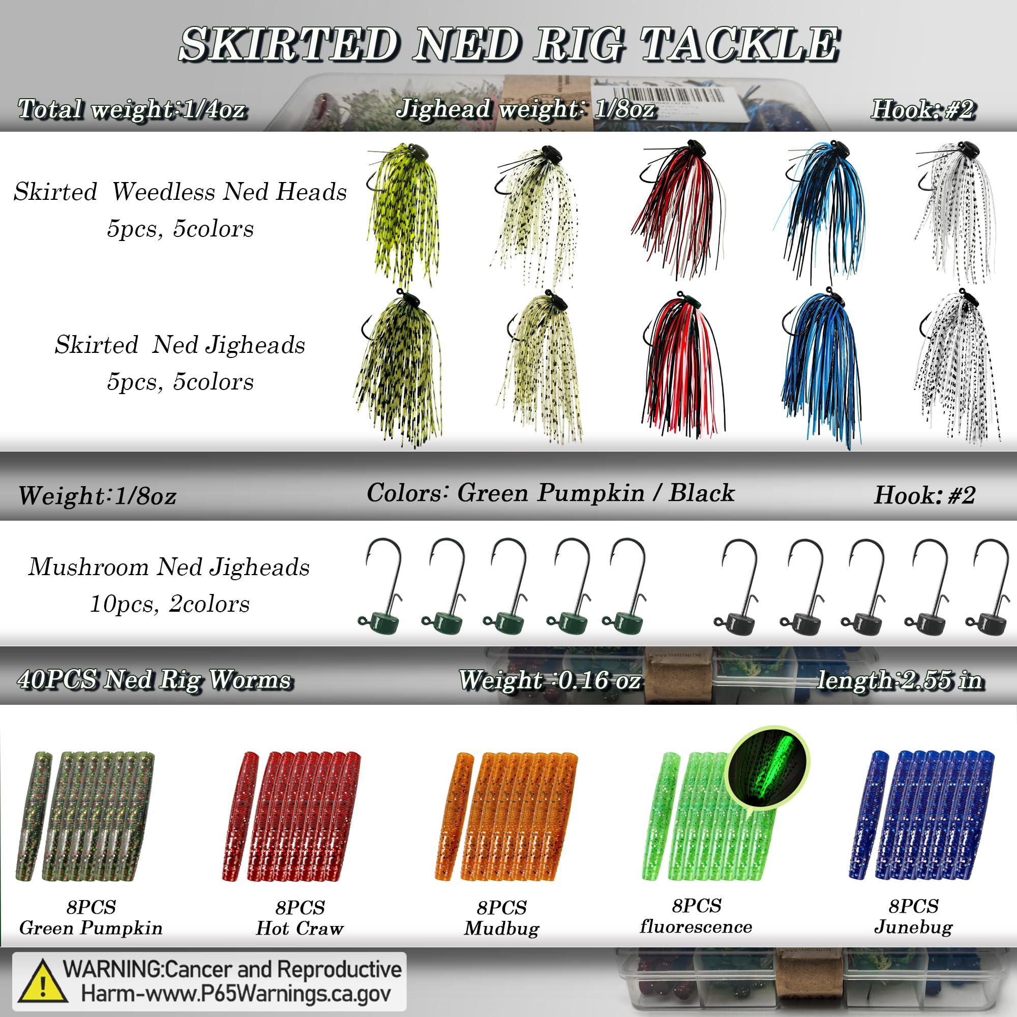 Jig Head VMC Ned Rig Jig Chartreuse - Leurre de la pêche