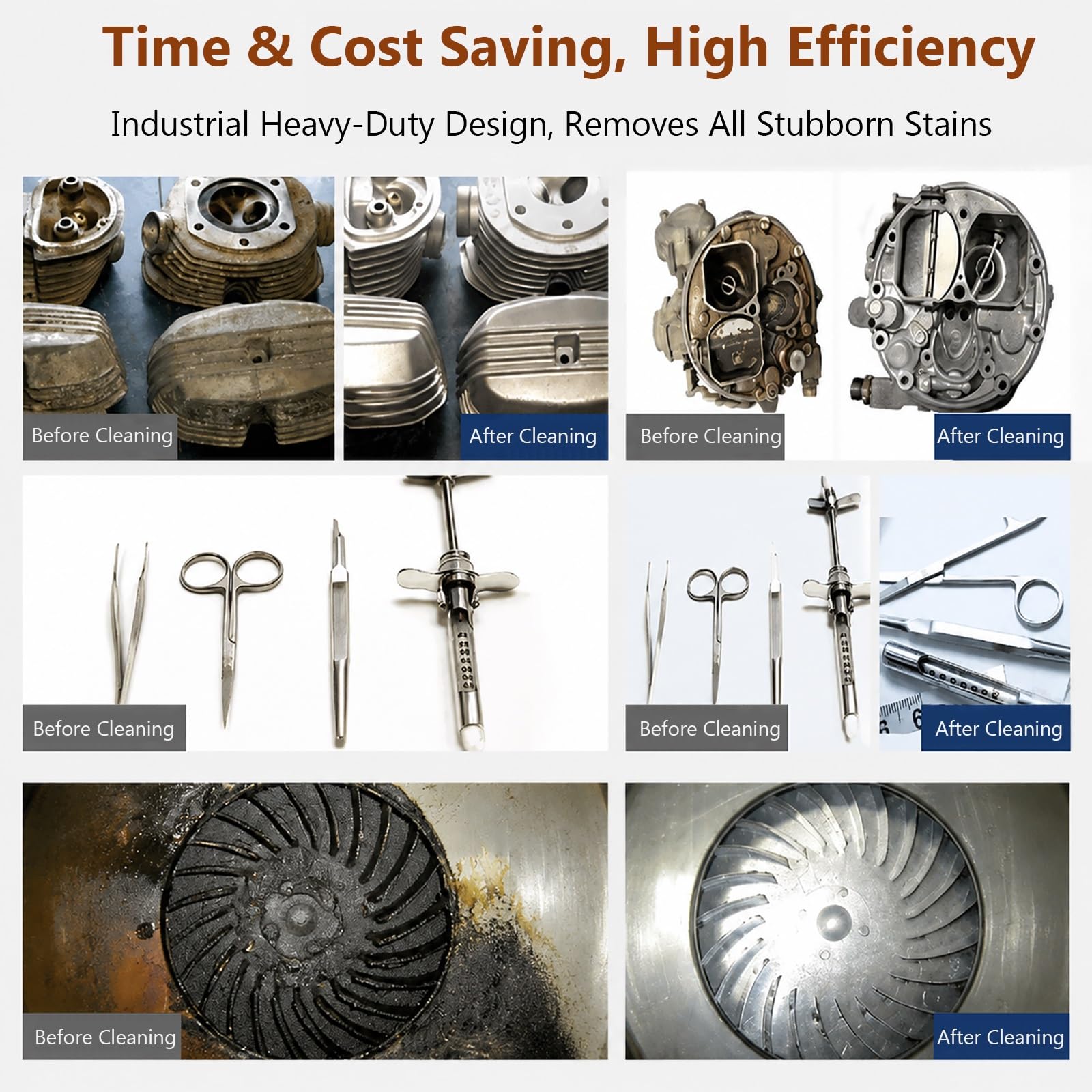 Pulitore sonico commerciale da 6,5 ​​litri, pulitori ad ultrasuoni, macchina for la pulizia professionale da 40 kHz con timer digitale, riscaldatore, ideale for orologi