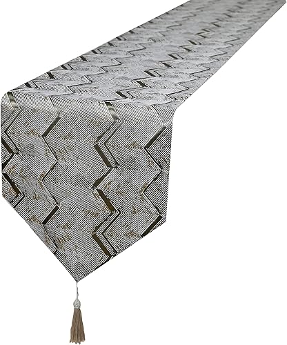 Miniatura 7 de HoliSelear Camino de mesa de hojas coloridas de varios tamaños, otoño, 13 x 72 pulgadas, para escritorio lateral largo de granja, cocina, mesa de