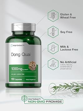 Horbaach Dong Quai Capsules | 150 Count | Traditional Herb