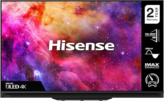 HISENSE 75U9GQTUK Min-LED Series 75-inch 2000-nit 4K UHD Dolby Vision HDR Smart TV with DTS Virtual X, YouTube, Freeview Play and IMAX Enhanced, TUV Certificated (2021 NEW)