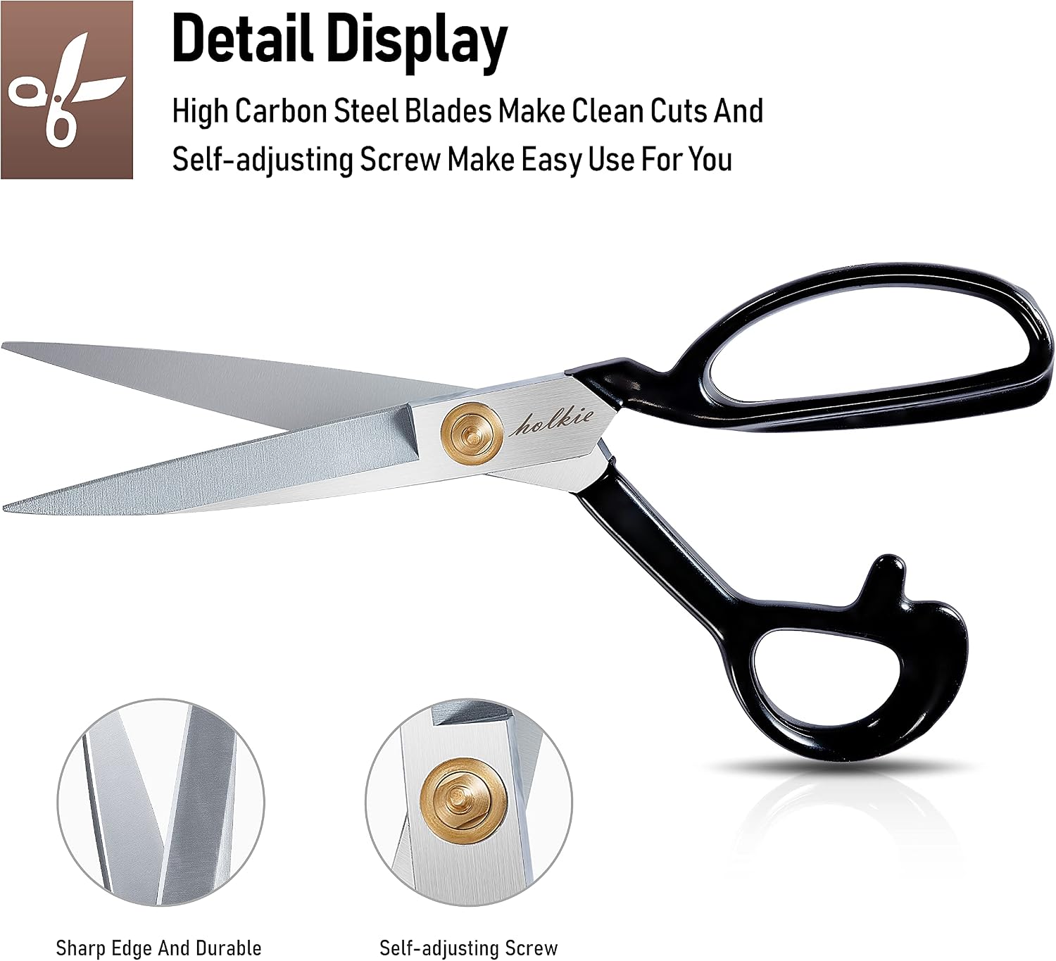 Fabric Scissors 9 inch leather cutting scissors for fabric cutting professional ultra sharp Sewing Scissors Tailoring Shears Cloth Cutting Scissors Dressmaking Scissors
