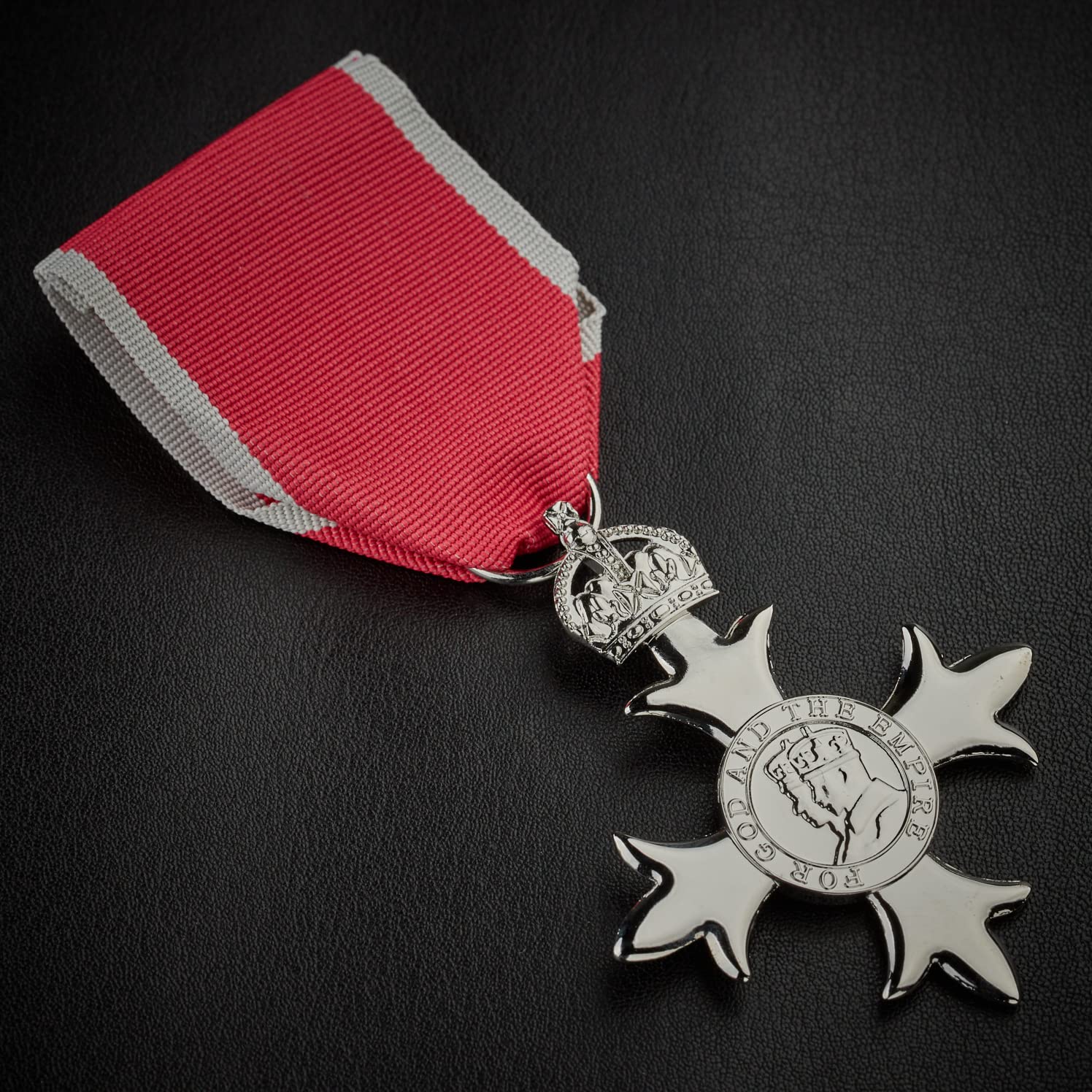 Full Size Replica Member of the Order of the British Empire MBE Medal. Civil Ribbon/Division/Honour