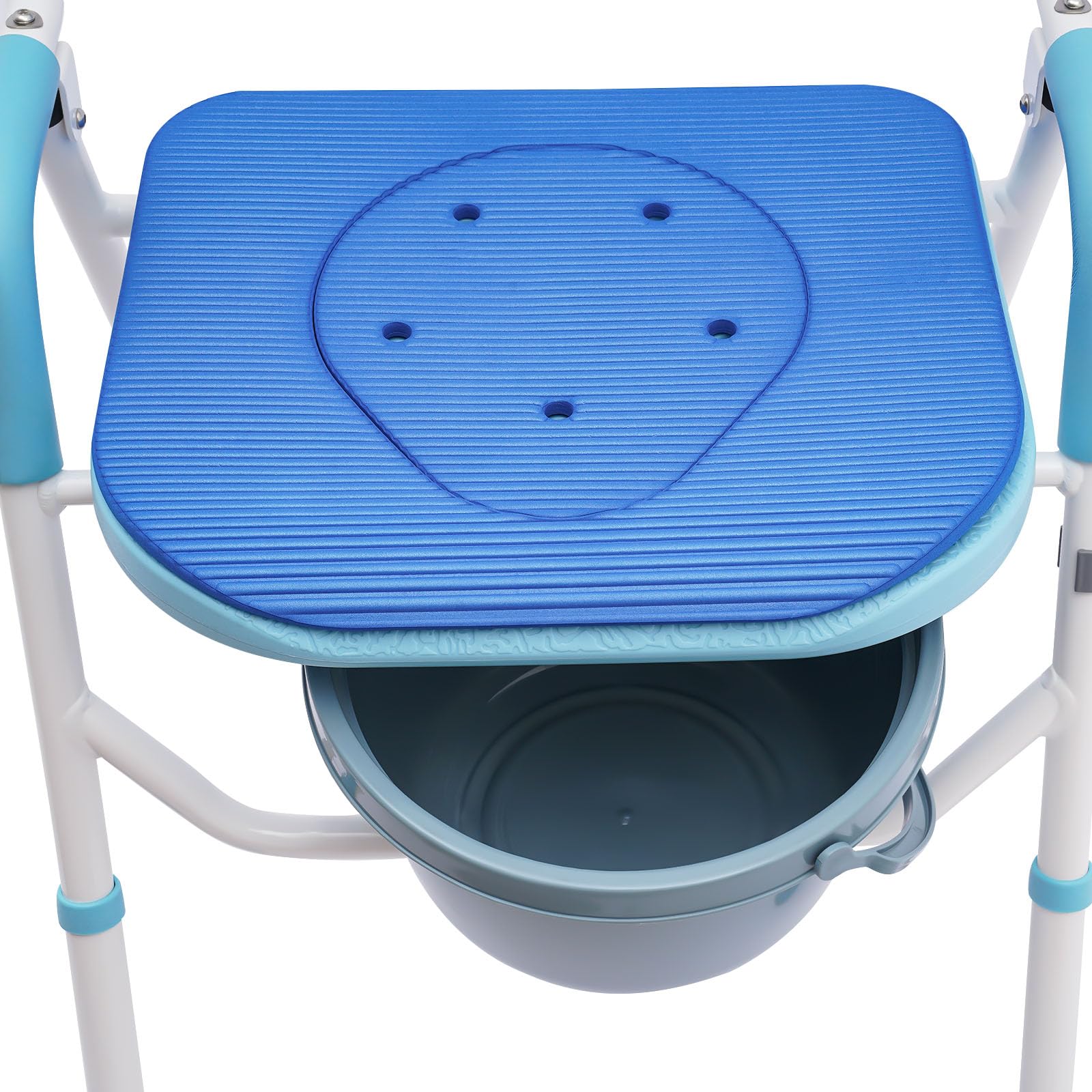Asiento de ducha con reposabrazos y respaldo, silla de ducha robusta para bañera, asiento de ducha antideslizante con altura ajustable, silla de ducha para ducha interior, sillas de inodoro, color