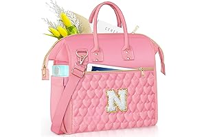 Joyleme Lunch Bag for Women with Plush Chenille Letter: Personalized Insulated Lunch...