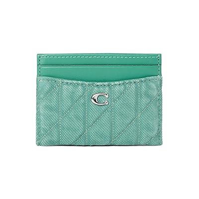 COACH Essential Card Case With Quilting Wallet Women