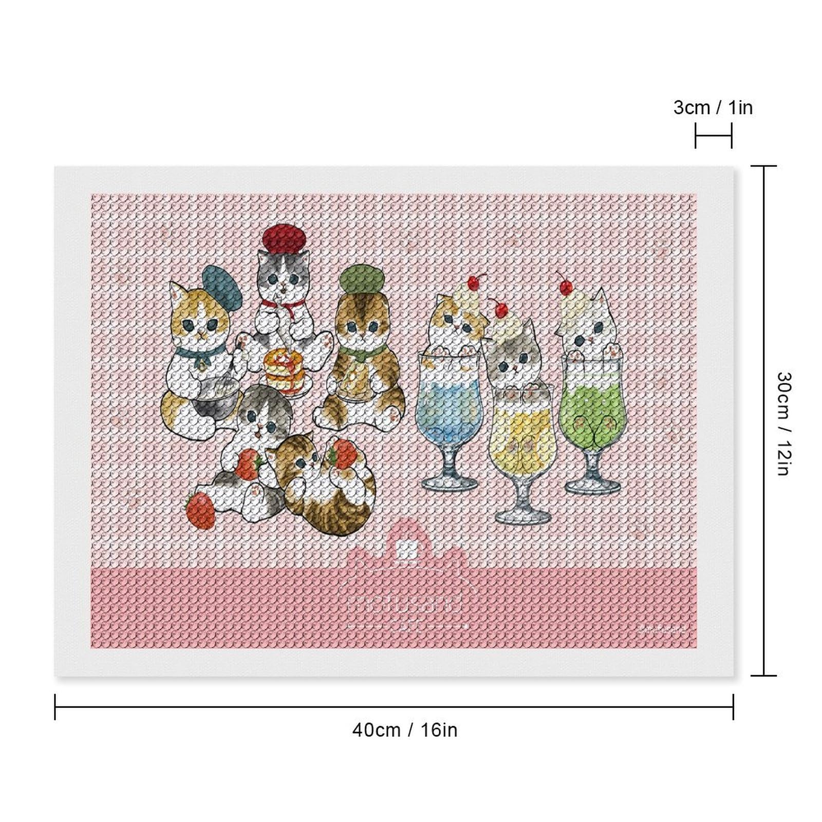Amazon.co.jp: モフ-サンド Mofusand ダイヤモンド画 5Dダイヤモンド